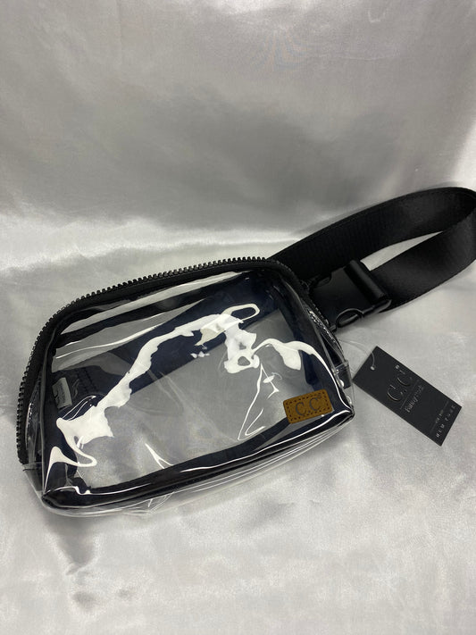 CC Black/Clear Fanny Pack